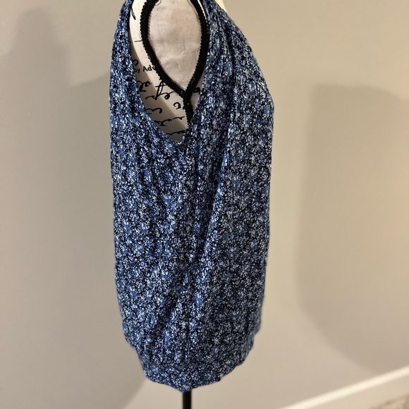 LOFT TOP MULTI BLUES -size M - Picture 6 of 6